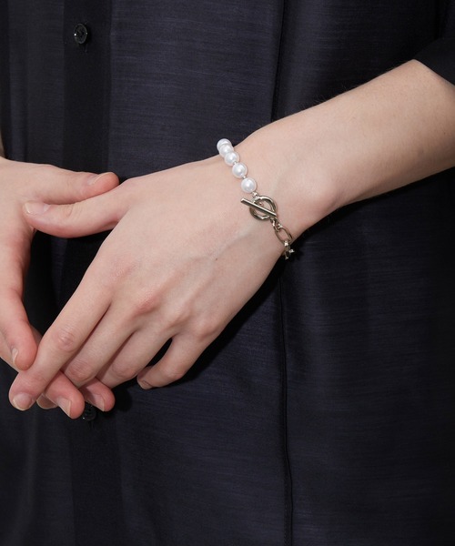 JUNRED（ジュンレッド）の「パールチェーンブレスレット（ブレスレット・メンズ・シルバー/シルバー系その他・FREE）」の12枚目の写真