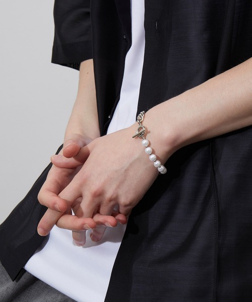 JUNRED（ジュンレッド）の「パールチェーンブレスレット（ブレスレット・メンズ・シルバー/シルバー系その他・FREE）」の9枚目の写真