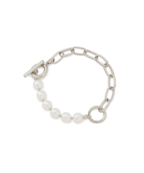 JUNRED（ジュンレッド）の「パールチェーンブレスレット（ブレスレット・メンズ・シルバー/シルバー系その他・FREE）」の7枚目の写真