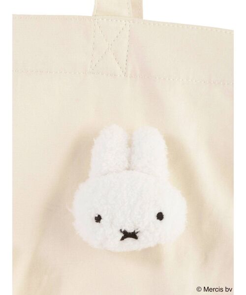 merry jenny（メリージェニー）の「もこもこmiffyトート（トートバッグ・レディース・アイボリー/ブラック・FREE）」の8枚目の写真