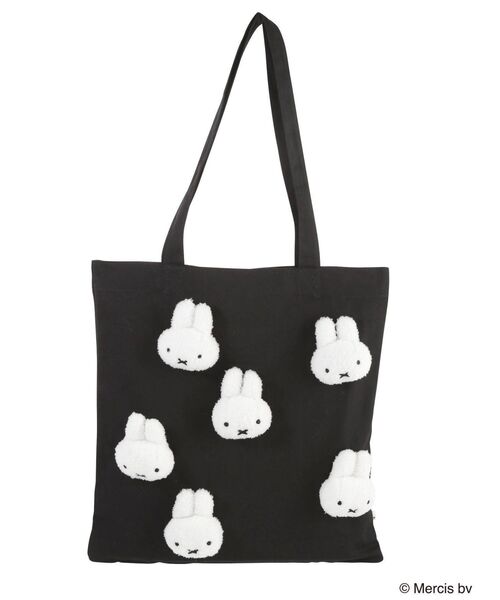 merry jenny（メリージェニー）の「もこもこmiffyトート（トートバッグ・レディース・アイボリー/ブラック・FREE）」の11枚目の写真