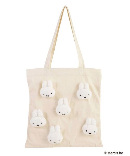 merry jenny（メリージェニー）の「もこもこmiffyトート（トートバッグ・レディース・アイボリー/ブラック・FREE）」の12枚目の写真