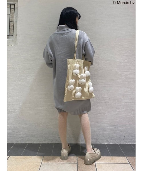 merry jenny（メリージェニー）の「もこもこmiffyトート（トートバッグ・レディース・アイボリー/ブラック・FREE）」の20枚目の写真