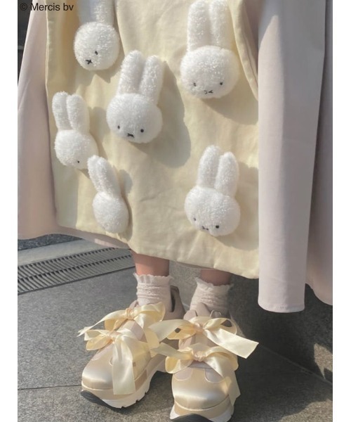 merry jenny（メリージェニー）の「もこもこmiffyトート（トートバッグ・レディース・アイボリー/ブラック・FREE）」の17枚目の写真