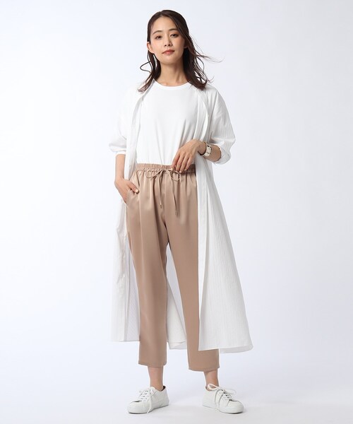 ストライプ柄シャツワンピース ワンピース Untitled アンタイトル のファッション ワンピース セール 洗える