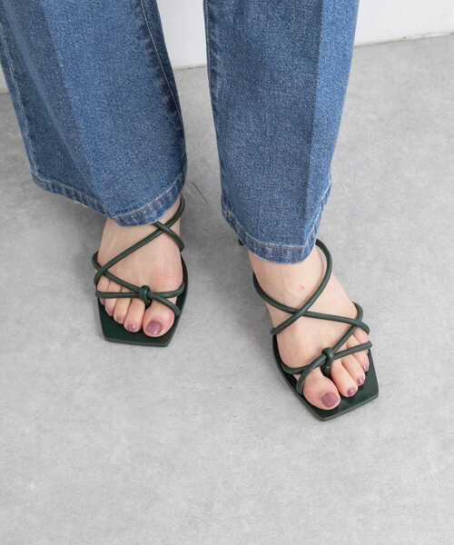 RODE SKO（ロデスコ）の「HELKA アンニュイサンダル（サンダル・レディース・ブラック/シルバー/グリーン・38/36/37）」の11枚目の写真