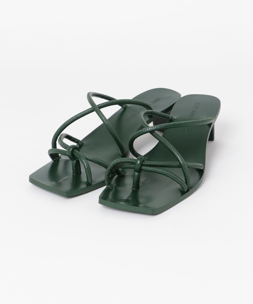 RODE SKO（ロデスコ）の「HELKA アンニュイサンダル（サンダル・レディース・ブラック/シルバー/グリーン・38/36/37）」の3枚目の写真