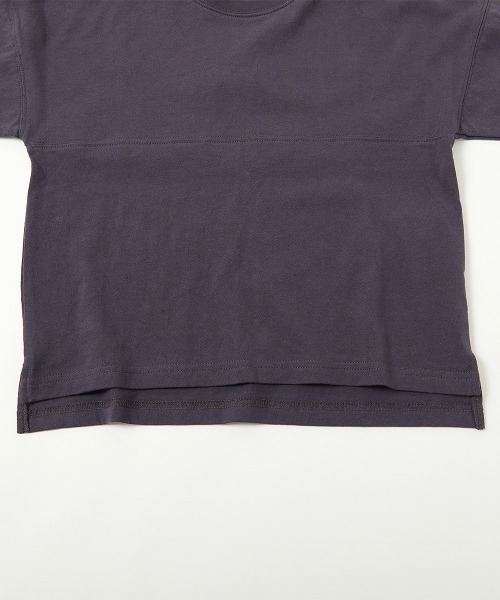 devirock（デビロック）の「フットボール バックプリント 長袖Tシャツ（Tシャツ/カットソー・キッズ・ホワイト/グレー系その他/ブルーグレー/ブラック/イエロー/ライトカーキ/ブルー系その他/ホワイト系その他/パープル系その他/イエロー系その他/グリーン系その他/その他12/その他13/その他14/イエロー系その他2・160cm/130cm/120cm/110cm/140cm/150cm/100cm）」の19枚目の写真