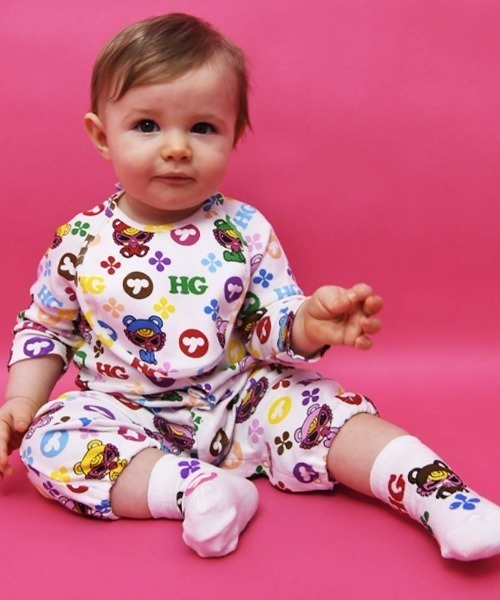 ヒステリックミニ　テディセット HYSTERIC MINI（ヒステリックミニ）の「TEDDY MINI MONOGRAM総柄ギフト