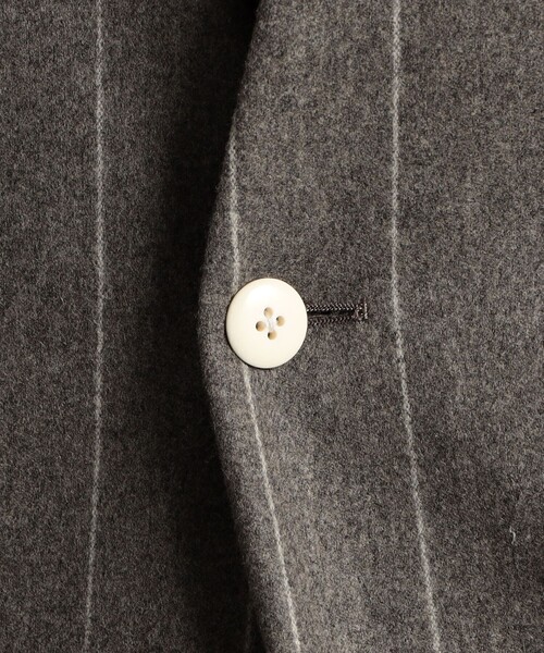HAVERSACK(ハバーザック)の「HAVERSACK ATTIRE ウールカシミヤ ノーカラージャケット(ノーカラージャケット・メンズ・グレー系その他2・M/S)」の5枚目の写真