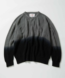 【LOGAN/ローガン別注】Dip Dye CrewNeck/UNISEX