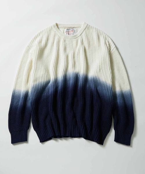 セール】【LOGAN/ローガン別注】Dip Dye CrewNeck/UNISEX