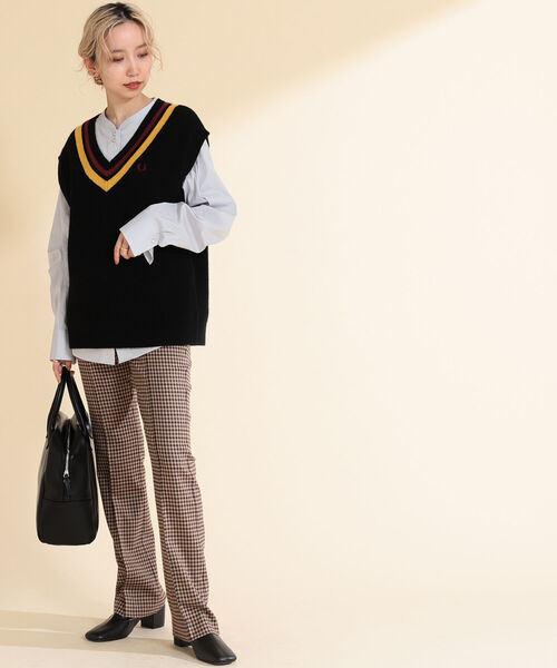 Ray BEAMS(レイビームス)の「Ray BEAMS / ビッグ ボストン バッグ(ボストンバッグ・レディース・ブラック/レッド・ONE SIZE)」の4枚目の写真