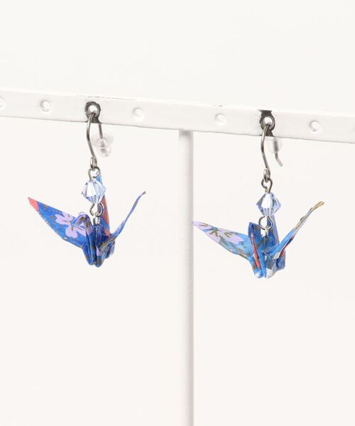 Sakka(サッカ)の「鶴モチーフ ピアス(ピアス(両耳用)・レディース・B/J/D/L/G/F/E/A/I/H/C/K・FREE)」の7枚目の写真