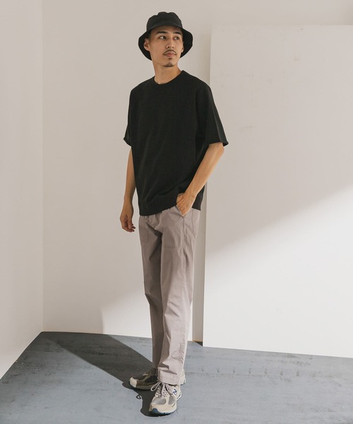 URBAN RESEARCH DOORS(アーバンリサーチドアーズ)の「カットオフスウェットショートスリーブプルオーバー(Tシャツ/カットソー・メンズ・ブラック/オートミール/ブルー系その他/ブラウン・40/38)」の7枚目の写真