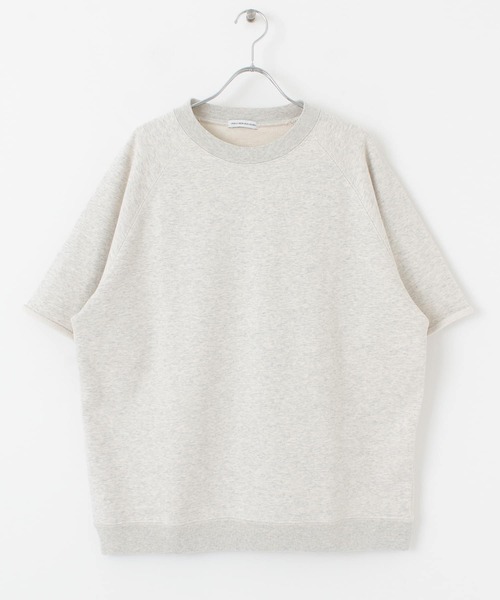 URBAN RESEARCH DOORS(アーバンリサーチドアーズ)の「カットオフスウェットショートスリーブプルオーバー(Tシャツ/カットソー・メンズ・ブラック/オートミール/ブルー系その他/ブラウン・40/38)」の8枚目の写真