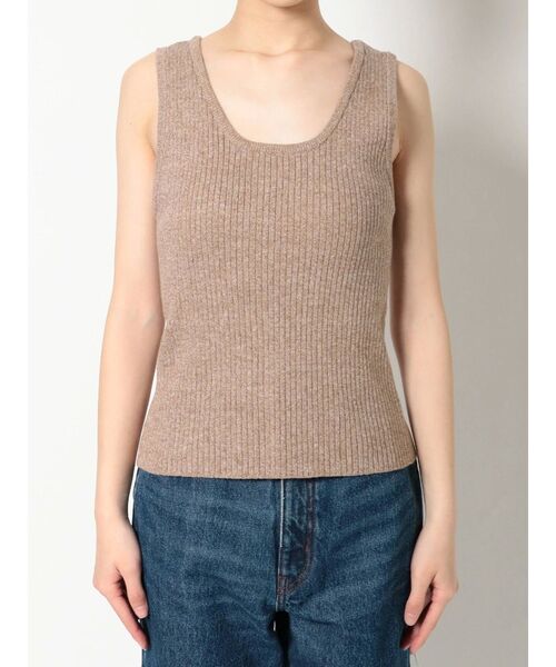 EVRIS（エヴリス）の「メランジニットタンク（ニット/セーター・レディース・オレンジ/ベージュ/ブラック・FREE）」の22枚目の写真