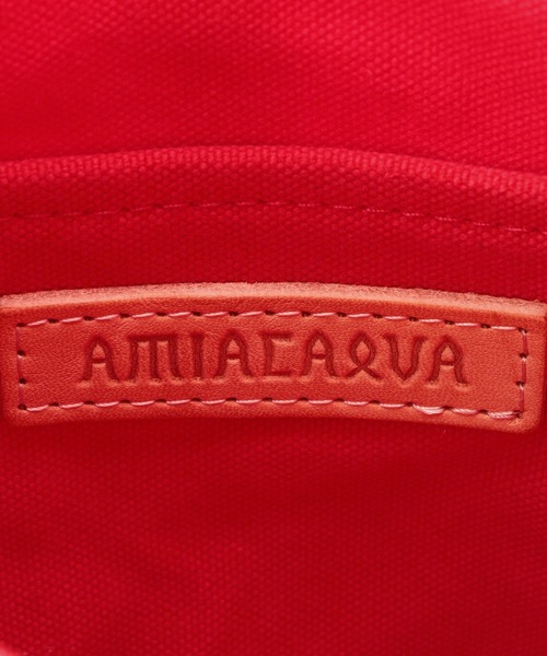 amiacalva（アミアカルヴァ）の「【AMIACALVA】キャンバストートバッグ（トートバッグ・レディース・ホワイト/ブラック/レッド・ONE SIZE）」の9枚目の写真