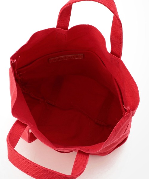 amiacalva（アミアカルヴァ）の「【AMIACALVA】キャンバストートバッグ（トートバッグ・レディース・ホワイト/ブラック/レッド・ONE SIZE）」の8枚目の写真