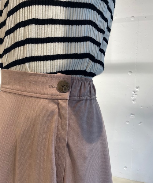 CAMILLE EAU(カミーユオー)の「センターシームサーキュラースカート(スカート・レディース・イエロー/モカ・MEDIUM)」の13枚目の写真