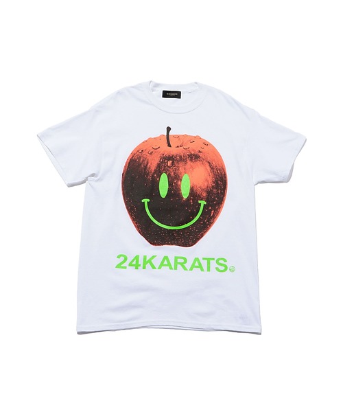 24karats（トゥウェンティーフォーカラッツ）の「Apple Logo Tee SS（Tシャツ/カットソー・レディース・ブラック/ホワイト/パープル・S/M）」の6枚目の写真