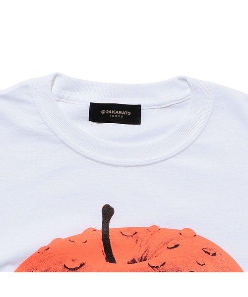 24karats（トゥウェンティーフォーカラッツ）の「Apple Logo Tee SS（Tシャツ/カットソー・レディース・ブラック/ホワイト/パープル・S/M）」の13枚目の写真