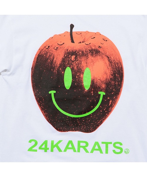 24karats（トゥウェンティーフォーカラッツ）の「Apple Logo Tee SS（Tシャツ/カットソー・レディース・ブラック/ホワイト/パープル・S/M）」の5枚目の写真