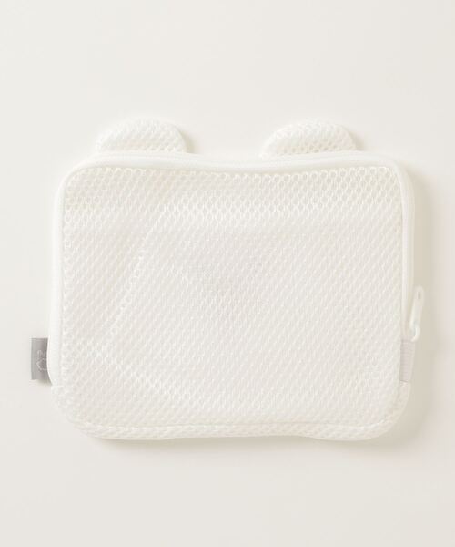 AS KNOW AS plus（アズノゥアズプラス）の「☆すふれべあポーチ付マスク【ZOZOTOWN限定アイテム】（マスク・レディース・モカ/ホワイト/ベージュ・FREE）」の4枚目の写真