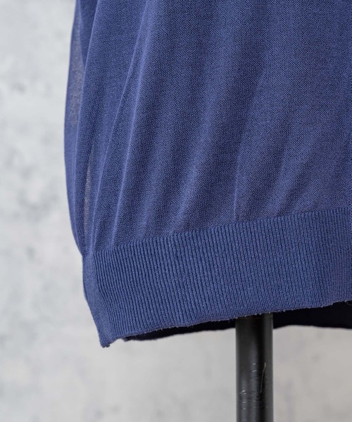 Rewde(ルゥデ)の「ベーシックシアーアンサンブル(1R11-07015)(カーディガン/ボレロ・レディース・ブラック/ベージュ/ブルー・M)」の5枚目の写真