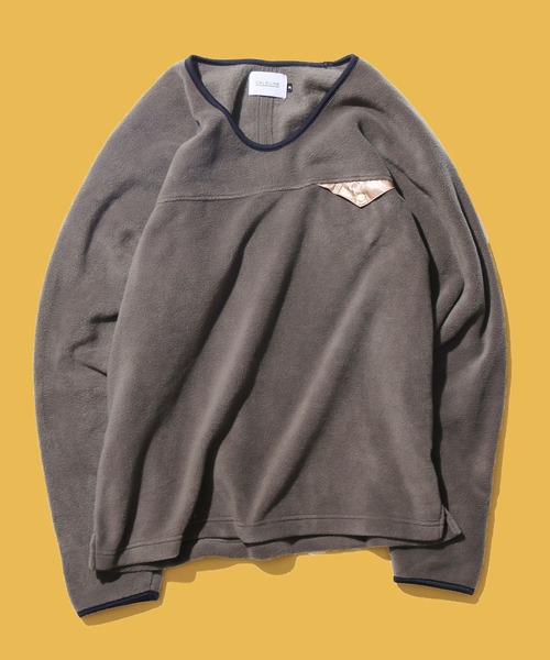 CAL O LINE/キャルオーライン TACTICAL V-NECK PULL フリーストップス