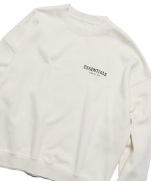 FOG ESSENTIALS/エッセンシャルズ FOG 1POINT LOGO CREW SWEAT ロゴ トレーナー/ロゴスウェット 裏起毛 ワンポイント ロゴ オーバーサイズ