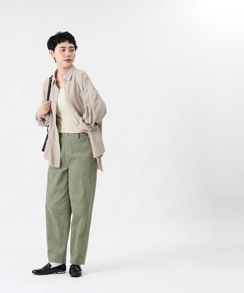 HONEYSUCKLE ROSE（ハニーサックルローズ）の「【HONEYSUCKLE ROSE】コーデュロイパンツ（その他パンツ・レディース・ホワイト/ベージュ/オリーブ・M/L）」の17枚目の写真