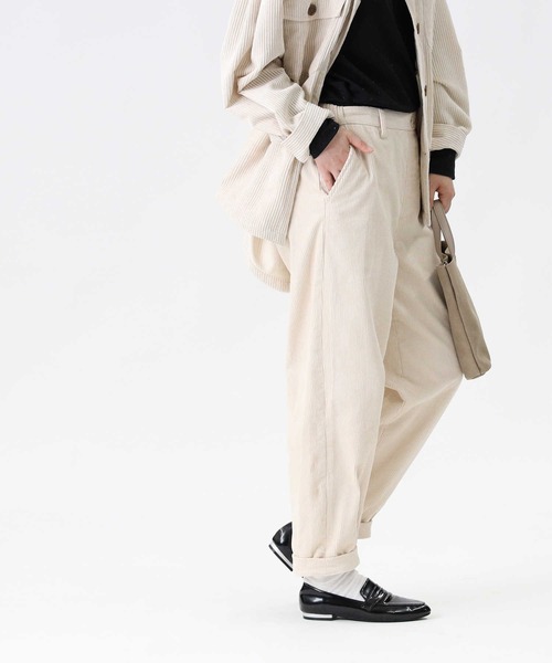 HONEYSUCKLE ROSE（ハニーサックルローズ）の「【HONEYSUCKLE ROSE】コーデュロイパンツ（その他パンツ・レディース・ホワイト/ベージュ/オリーブ・M/L）」の7枚目の写真