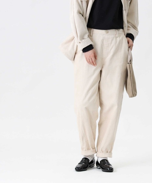 HONEYSUCKLE ROSE（ハニーサックルローズ）の「【HONEYSUCKLE ROSE】コーデュロイパンツ（その他パンツ・レディース・ホワイト/ベージュ/オリーブ・M/L）」の8枚目の写真