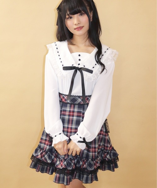 Secret Honey（シークレットハニー）の「変形セーラーカラーブラウス  