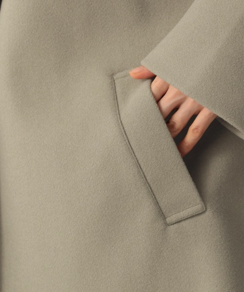 LOWRYS FARM(ローリーズファーム)の「ウールライクユルジャケット 950210(ブルゾン・レディース・ブラウン/オレンジ/グリーン/アイボリー/ブルー・SMALL/FREE)」の15枚目の写真