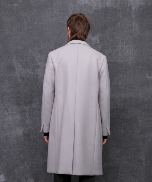 UNITED TOKYO チェスターコート　ロングコート　ライトグレー　M相当 超撥水スーパー140Sチェスターコート（チェスターコート）｜UNITED
