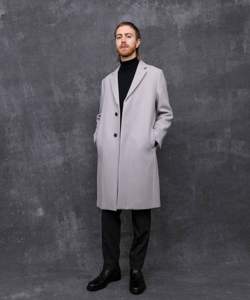 UNITED TOKYO 超撥水スーパー140S　チェスターコート グレー 超撥水スーパー140Sチェスターコート（チェスターコート）｜UNITED