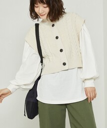 FREAK'S STORE | 2wayケーブルニットベストセット(ニット/セーター)