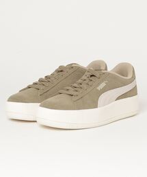 PUMA | PUMA プーマ W SKYE LITE PLATFORM SUEDE スカイ ライト プラットフォーム スウェード　381527 *05C.GREEN(スニーカー)