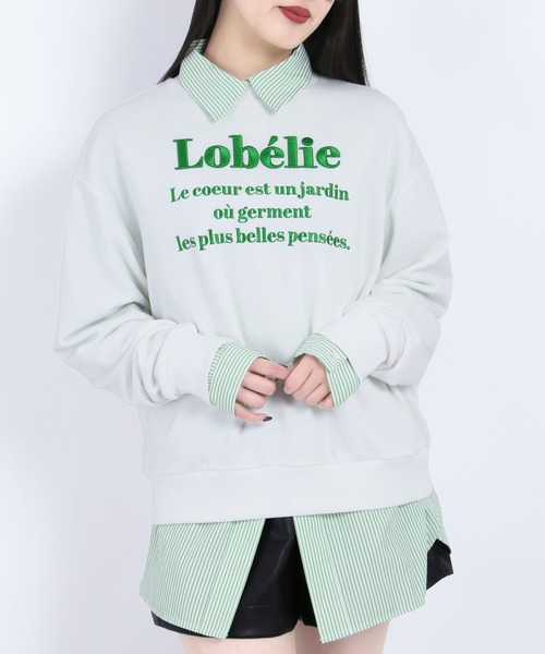 WC(ダブル シー)の「カラーストライプビッグシャツ(シャツ/ブラウス・レディース・パープル/ブルー/グリーン/ピンク・FREE)」の7枚目の写真