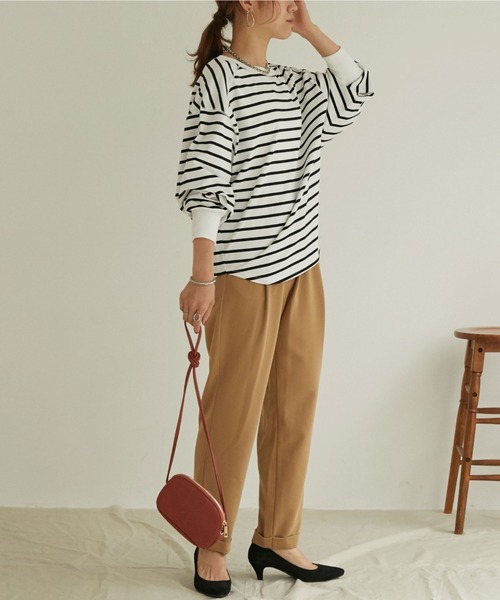 セール】ウエストギャザーパンツ（スラックス）｜DOUX ARCHIVES（ドゥ