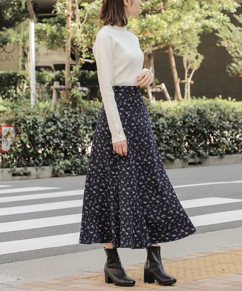 Honeys（ハニーズ）の「抗菌リブハイネックニット（ニット/セーター