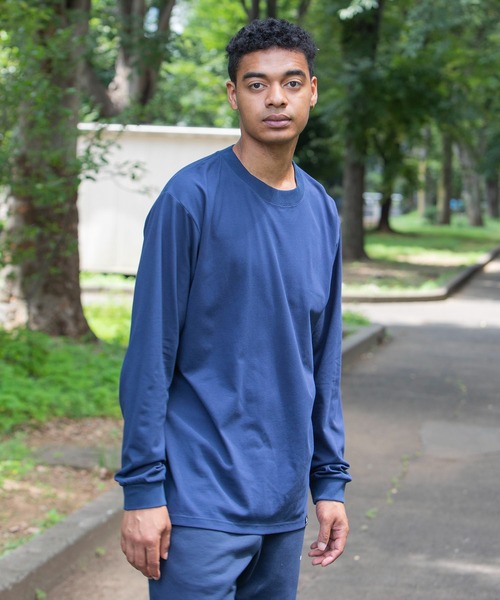le coq sportif(ルコックスポルティフ)の「ルコック N.N.C-SHIRT(ニューノーマルコンフォート)ロングスリーブシャツ メンズ ウェア tシャツ スポーツ(Tシャツ/カットソー・メンズ・ブラック/ホワイト/ネイビー・L/S/M/XL/XXL)」の4枚目の写真