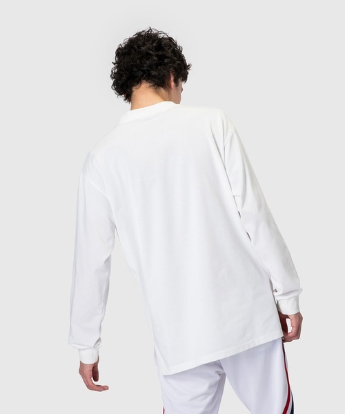 le coq sportif(ルコックスポルティフ)の「ルコック N.N.C-SHIRT(ニューノーマルコンフォート)ロングスリーブシャツ メンズ ウェア tシャツ スポーツ(Tシャツ/カットソー・メンズ・ブラック/ホワイト/ネイビー・L/S/M/XL/XXL)」の11枚目の写真