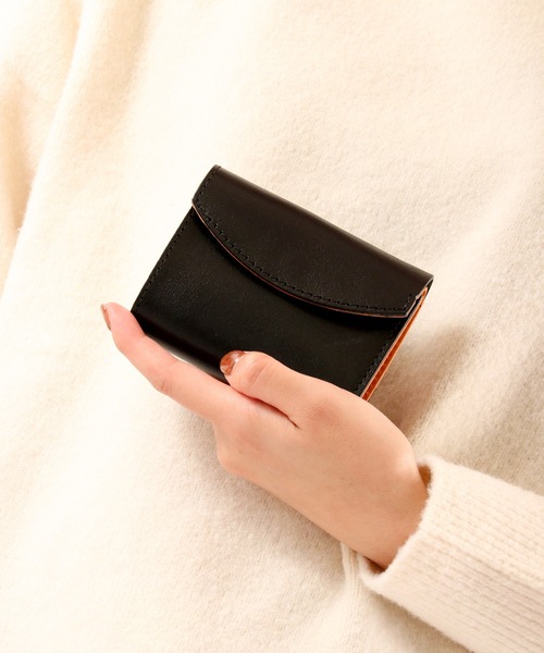 FUNALIVE(ファンアライブ)の「栃木レザーミニウォレット(財布・メンズ・ブラウン/ブラック/ネイビー/レッド/ダークブラウン/グリーン・FREE)」の2枚目の写真