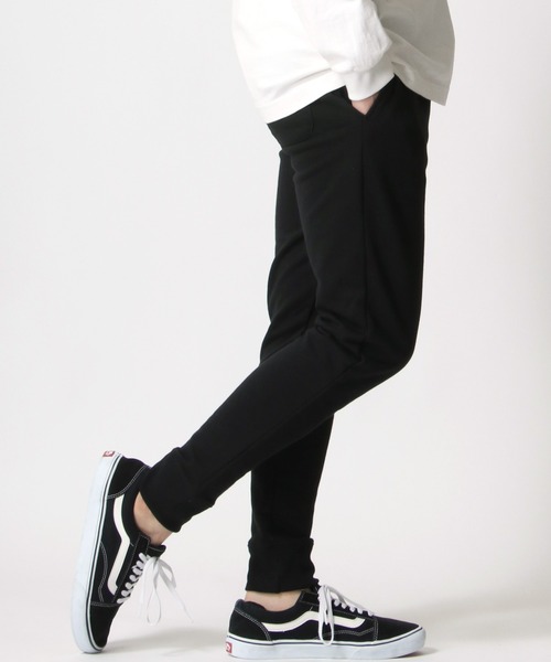 U.S. POLO ASSN.（ユーエスポロアッスン）の「U.S. POLO ASSN./ユーエスポロアッスン 別注 裏毛 ロゴ ワンポイント刺繍 スウェットパンツ/スキニー ジョガーパンツ/ルームウェア/レディース メンズ（スウェットパンツ・メンズ・チャコールグレー/ブラック/ネイビー/グレー・LL/M/L）」の9枚目の写真