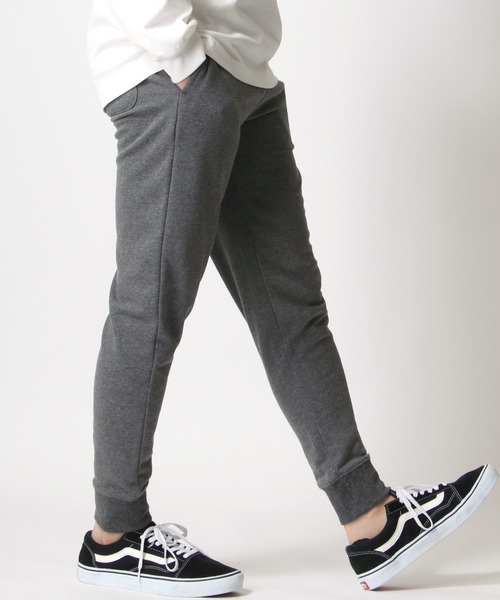 U.S. POLO ASSN.（ユーエスポロアッスン）の「U.S. POLO ASSN./ユーエスポロアッスン 別注 裏毛 ロゴ ワンポイント刺繍 スウェットパンツ/スキニー ジョガーパンツ/ルームウェア/レディース メンズ（スウェットパンツ・メンズ・チャコールグレー/ブラック/ネイビー/グレー・LL/M/L）」の12枚目の写真