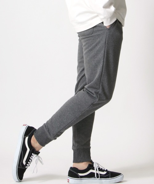 U.S. POLO ASSN.（ユーエスポロアッスン）の「U.S. POLO ASSN./ユーエスポロアッスン 別注 裏毛 ロゴ ワンポイント刺繍 スウェットパンツ/スキニー ジョガーパンツ/ルームウェア/レディース メンズ（スウェットパンツ・メンズ・チャコールグレー/ブラック/ネイビー/グレー・LL/M/L）」の13枚目の写真