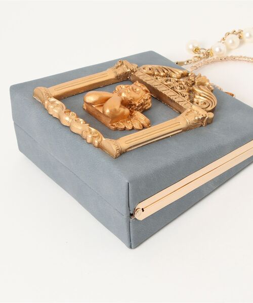 aimoha（アイモハ）の「レトロ天使ハンドバッグ（ハンドバッグ・レディース・ホワイト/ブラック/ピンク/グレー・FREE）」の8枚目の写真